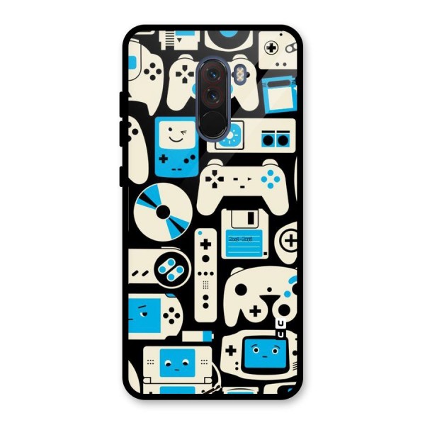 Gamers Glass Back Case for Poco F1