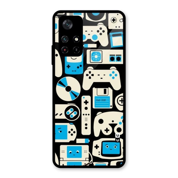 Gamers Glass Back Case for Poco M4 Pro 5G