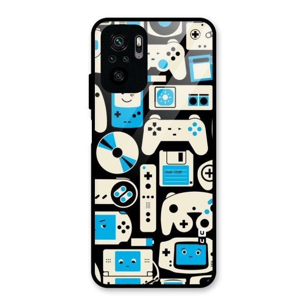 Gamers Glass Back Case for Redmi Note 10