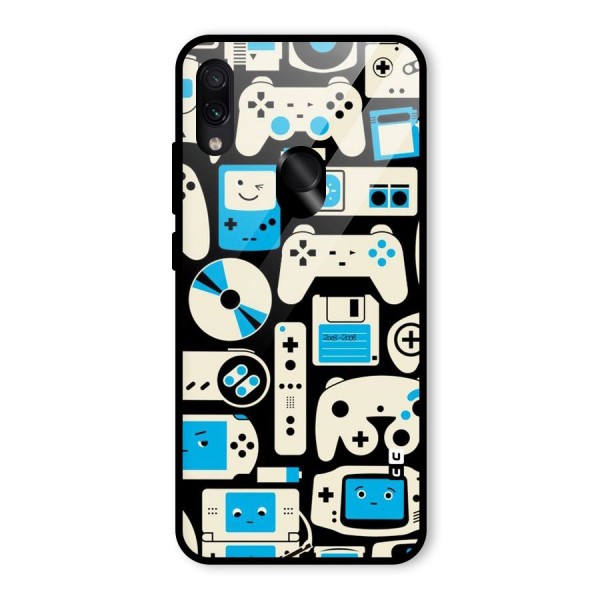 Gamers Glass Back Case for Redmi Note 7