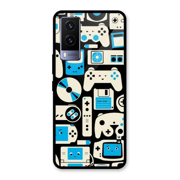 Gamers Glass Back Case for Vivo V21e 5G