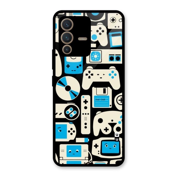 Gamers Glass Back Case for Vivo V23 5G