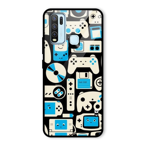 Gamers Glass Back Case for Vivo Y30