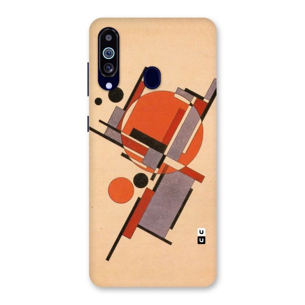 Geo Abstract Metrics Back Case for Galaxy A60