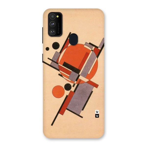 Geo Abstract Metrics Back Case for Galaxy M21