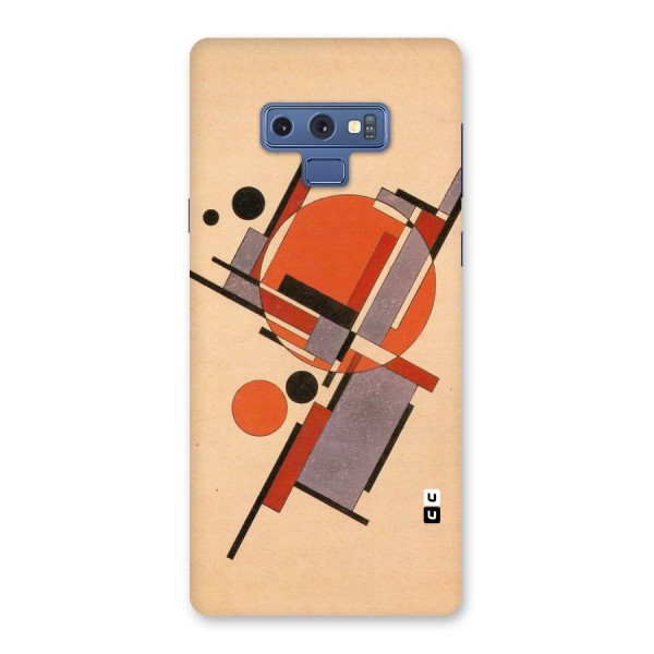 Geo Abstract Metrics Back Case for Galaxy Note 9