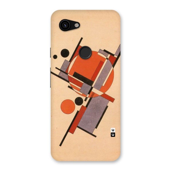 Geo Abstract Metrics Back Case for Google Pixel 3a