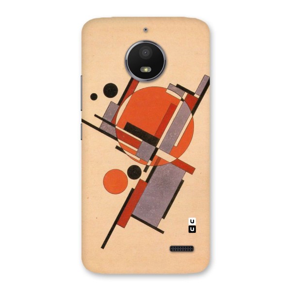 Geo Abstract Metrics Back Case for Moto E4