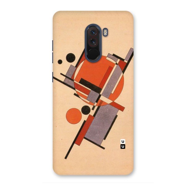 Geo Abstract Metrics Back Case for Poco F1