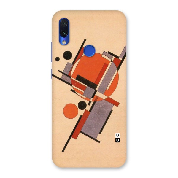 Geo Abstract Metrics Back Case for Redmi Note 7