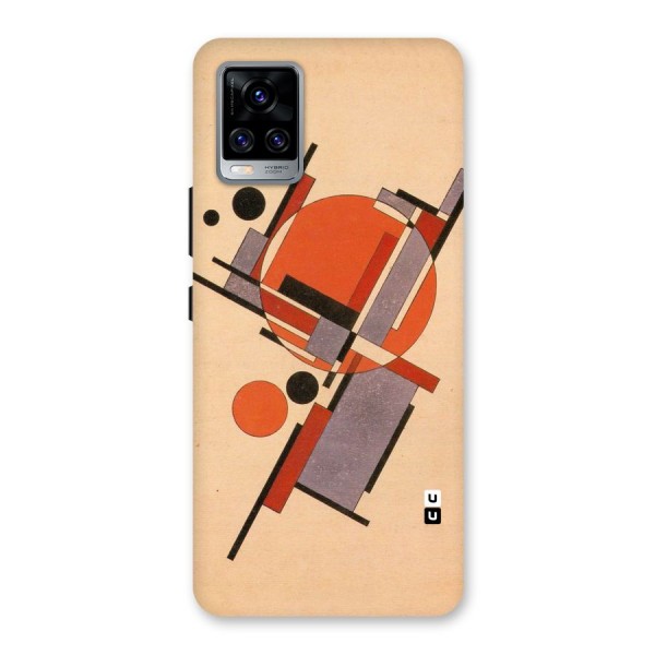 Geo Abstract Metrics Back Case for Vivo V20 Pro