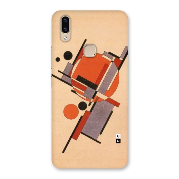 Geo Abstract Metrics Back Case for Vivo V9