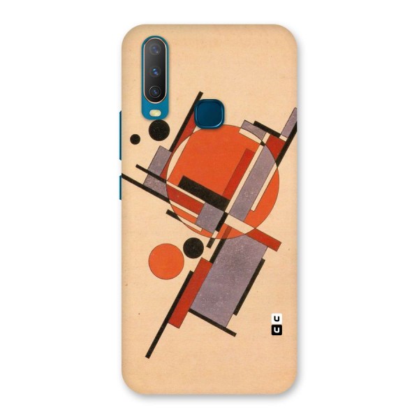 Geo Abstract Metrics Back Case for Vivo Y12