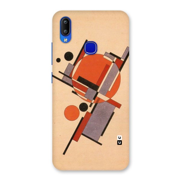 Geo Abstract Metrics Back Case for Vivo Y91