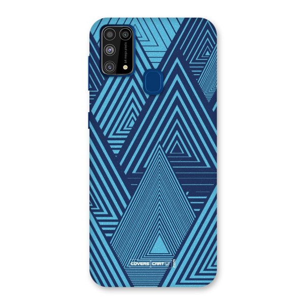 Geometric Blue Print Back Case for Galaxy F41