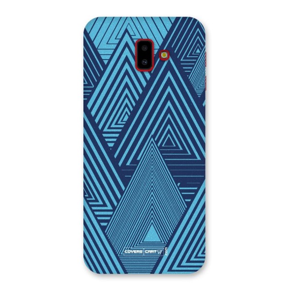 Geometric Blue Print Back Case for Galaxy J6 Plus