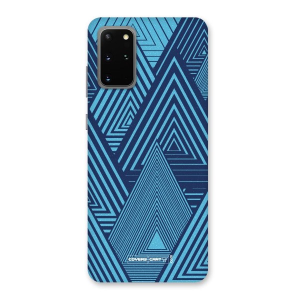 Geometric Blue Print Back Case for Galaxy S20 Plus