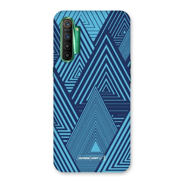 Geometric Blue Print Back Case for Realme X2