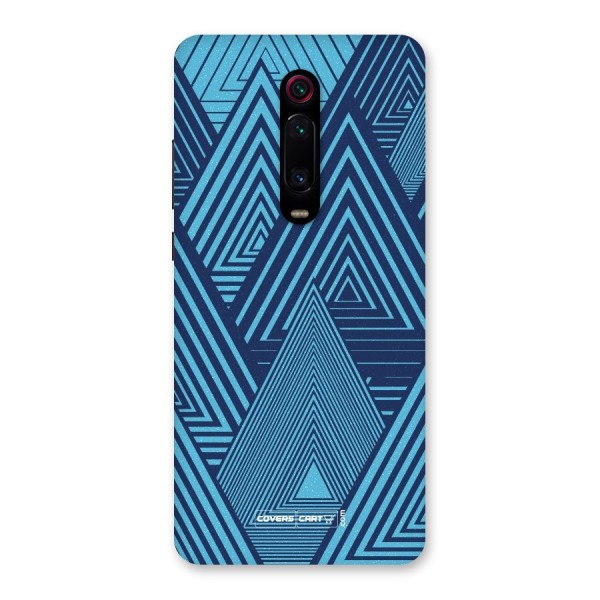 Geometric Blue Print Back Case for Redmi K20 Pro