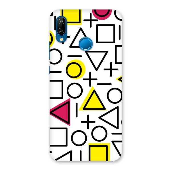 Geometry Pattern Back Case for Huawei P20 Lite