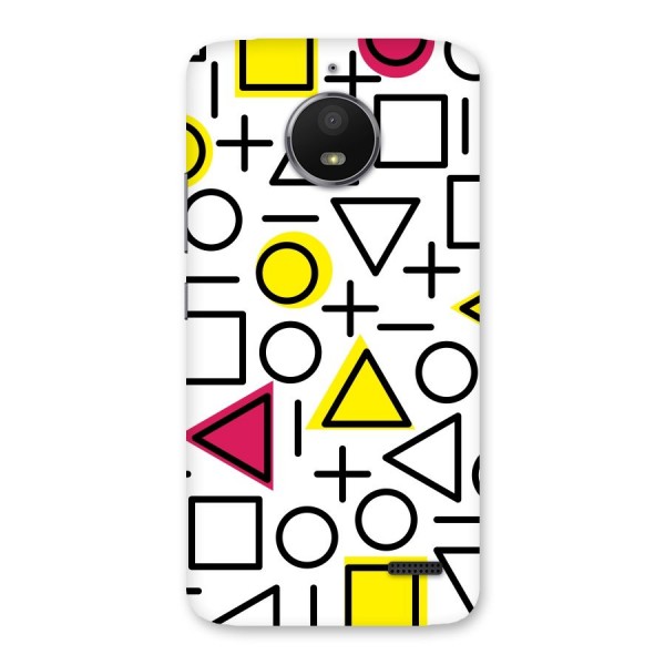 Geometry Pattern Back Case for Moto E4