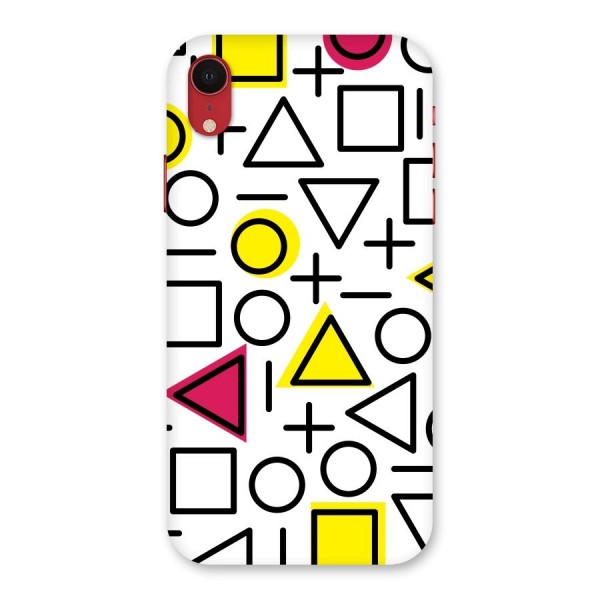 Geometry Pattern Back Case for iPhone XR