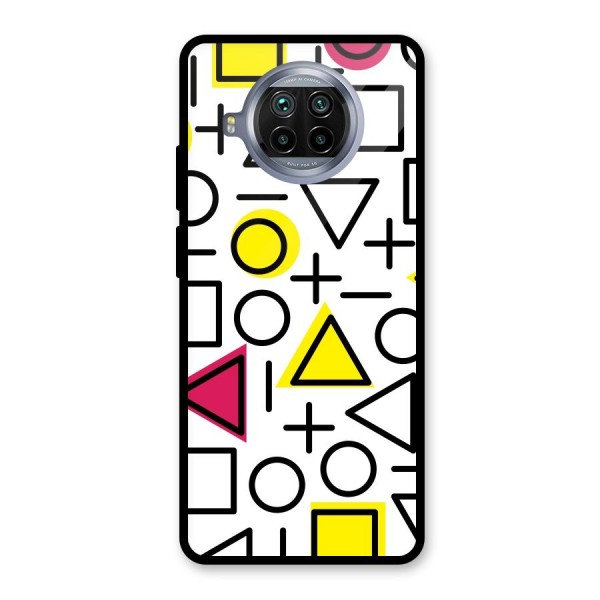 Geometry Pattern Glass Back Case for Mi 10i