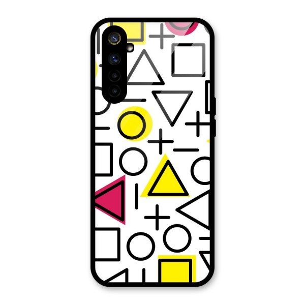 Geometry Pattern Glass Back Case for Realme 6