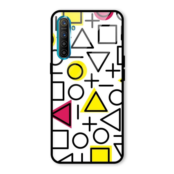 Geometry Pattern Glass Back Case for Realme XT