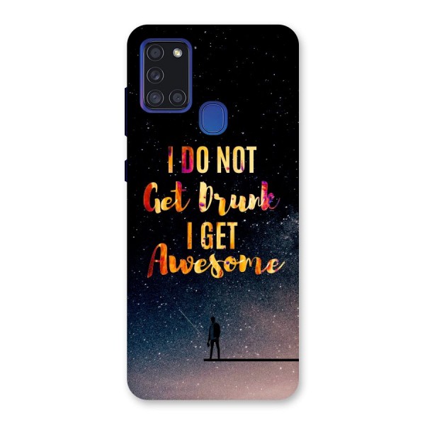 Get Awesome Back Case for Galaxy A21s