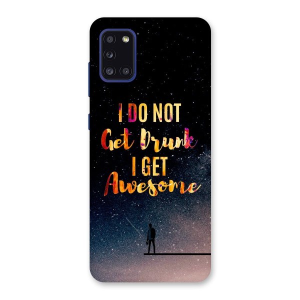 Get Awesome Back Case for Galaxy A31