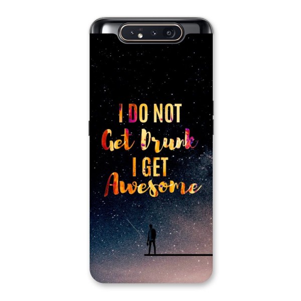 Get Awesome Back Case for Galaxy A80