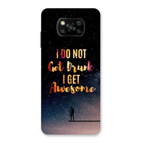 Get Awesome Back Case for Poco X3