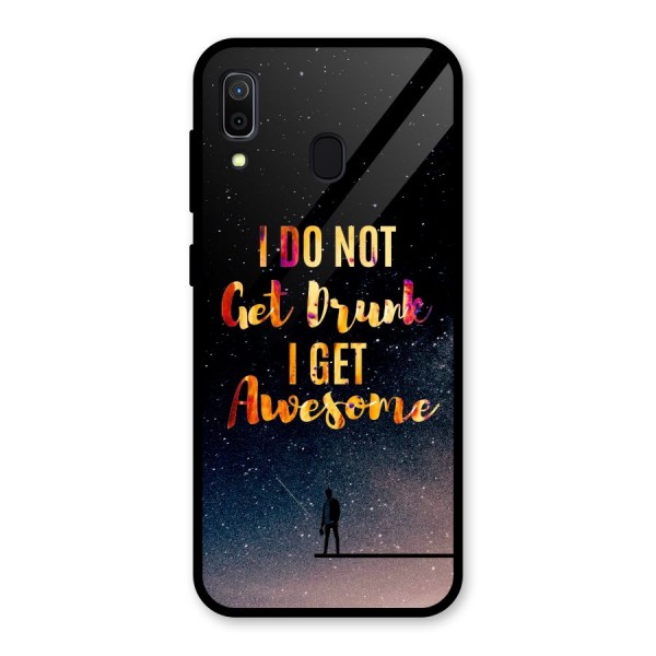 Get Awesome Glass Back Case for Galaxy A30