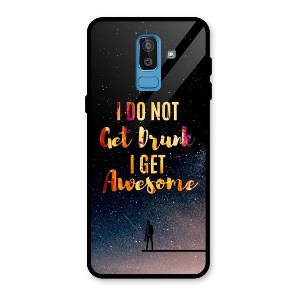 Get Awesome Glass Back Case for Galaxy J8