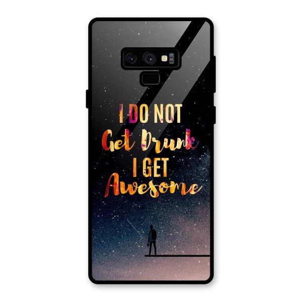 Get Awesome Glass Back Case for Galaxy Note 9