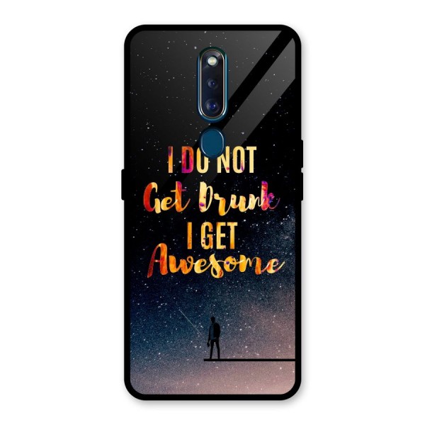 Get Awesome Glass Back Case for Oppo F11 Pro