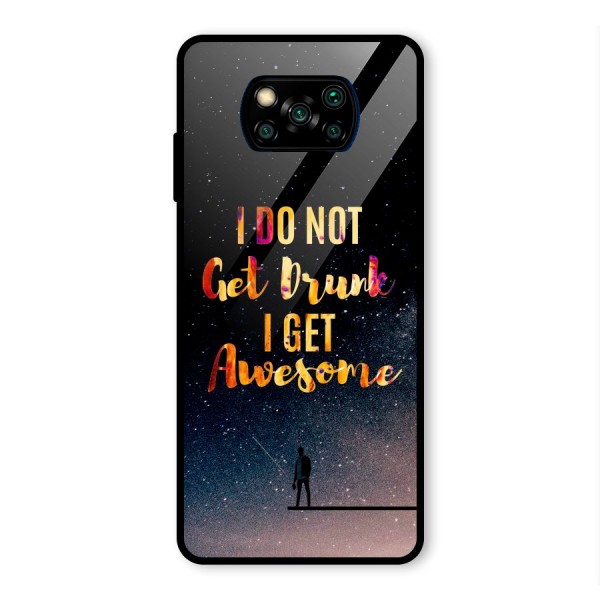 Get Awesome Glass Back Case for Poco X3 Pro