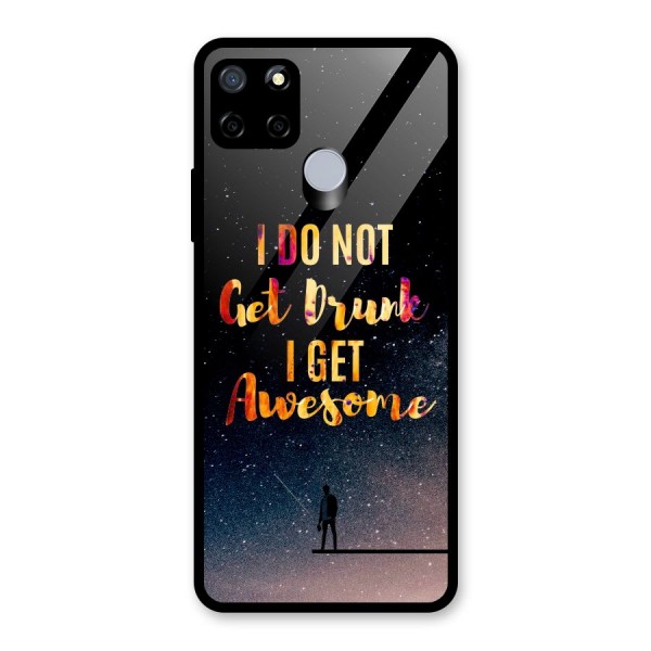 Get Awesome Glass Back Case for Realme C15