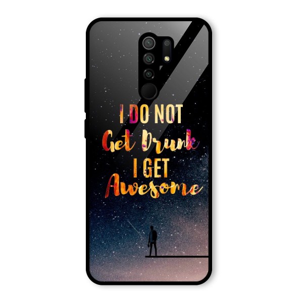 Get Awesome Glass Back Case for Redmi 9 Prime