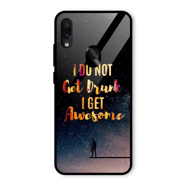 Get Awesome Glass Back Case for Redmi Note 7