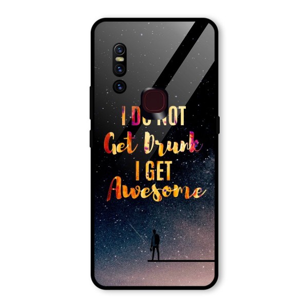 Get Awesome Glass Back Case for Vivo V15