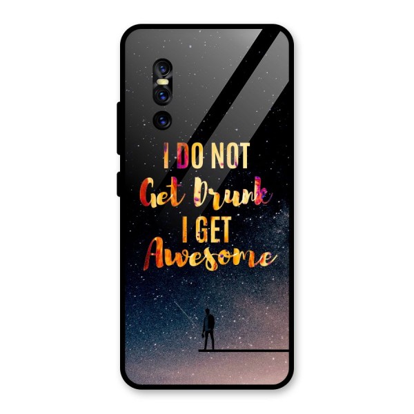 Get Awesome Glass Back Case for Vivo V15 Pro