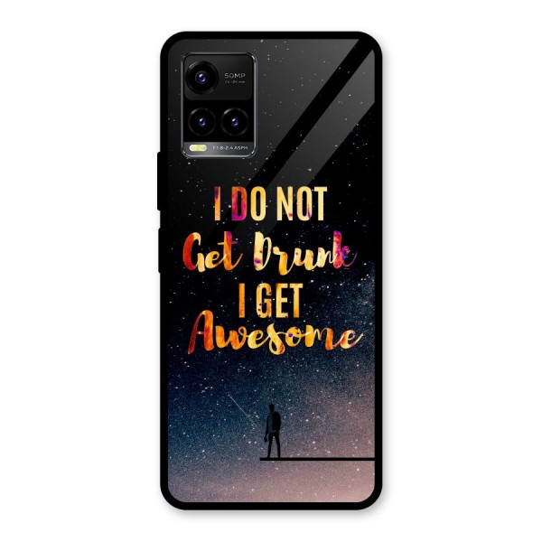 Get Awesome Glass Back Case for Vivo Y21A