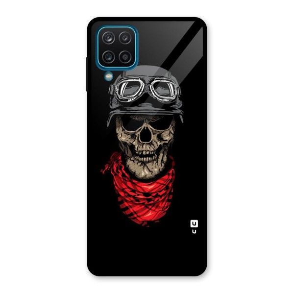 Ghost Swag Glass Back Case for Galaxy A12