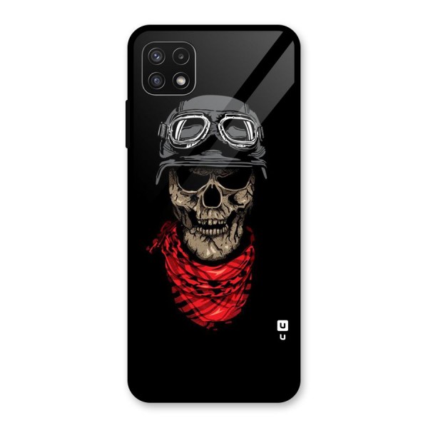 Ghost Swag Glass Back Case for Galaxy A22 5G