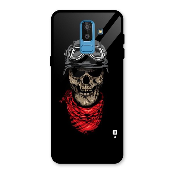 Ghost Swag Glass Back Case for Galaxy J8