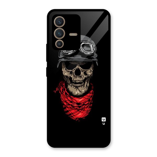 Ghost Swag Glass Back Case for Vivo V23 5G