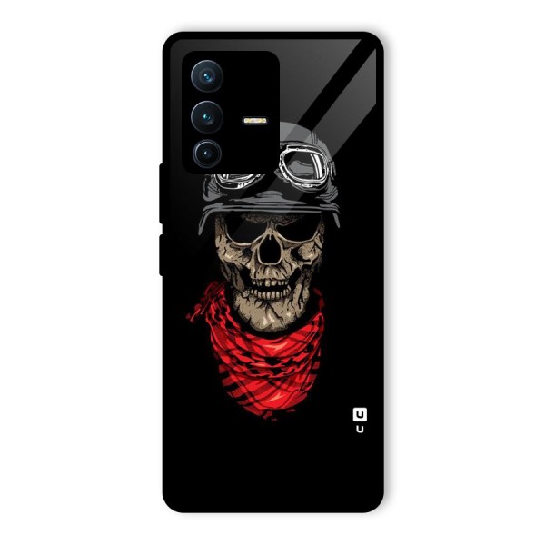 Ghost Swag Glass Back Case for Vivo V23 Pro