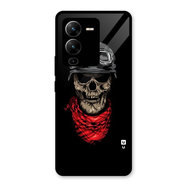 Ghost Swag Glass Back Case for Vivo V25 Pro